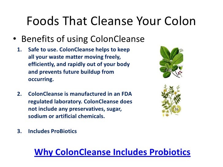 Foods To Cleanse Colon