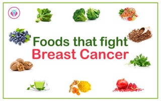 Foods that fight breast cancer