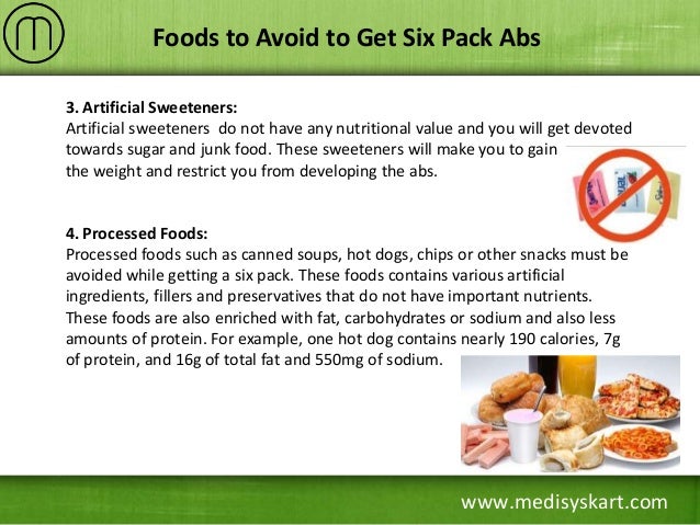 Foods To Avoid To Get A Six Pack Abs Foods To Avoid To Get A Six Pack Abs