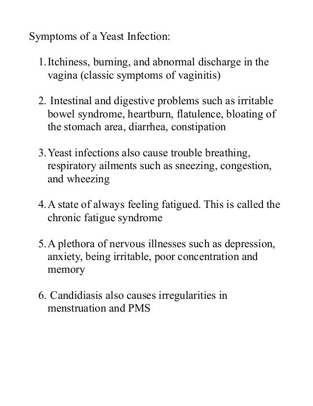 Foods to avoid with a yeast infection