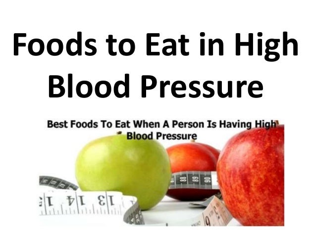 Food Chart For High Blood Pressure Patients