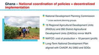 Presentation - Connecting The Dots: Policy Innovations for Food Systems ...