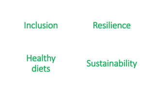 Sustainable food systems for the majority