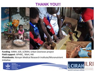 The role of food systems in improving maternal and child nutrition in challenging African low-income settings