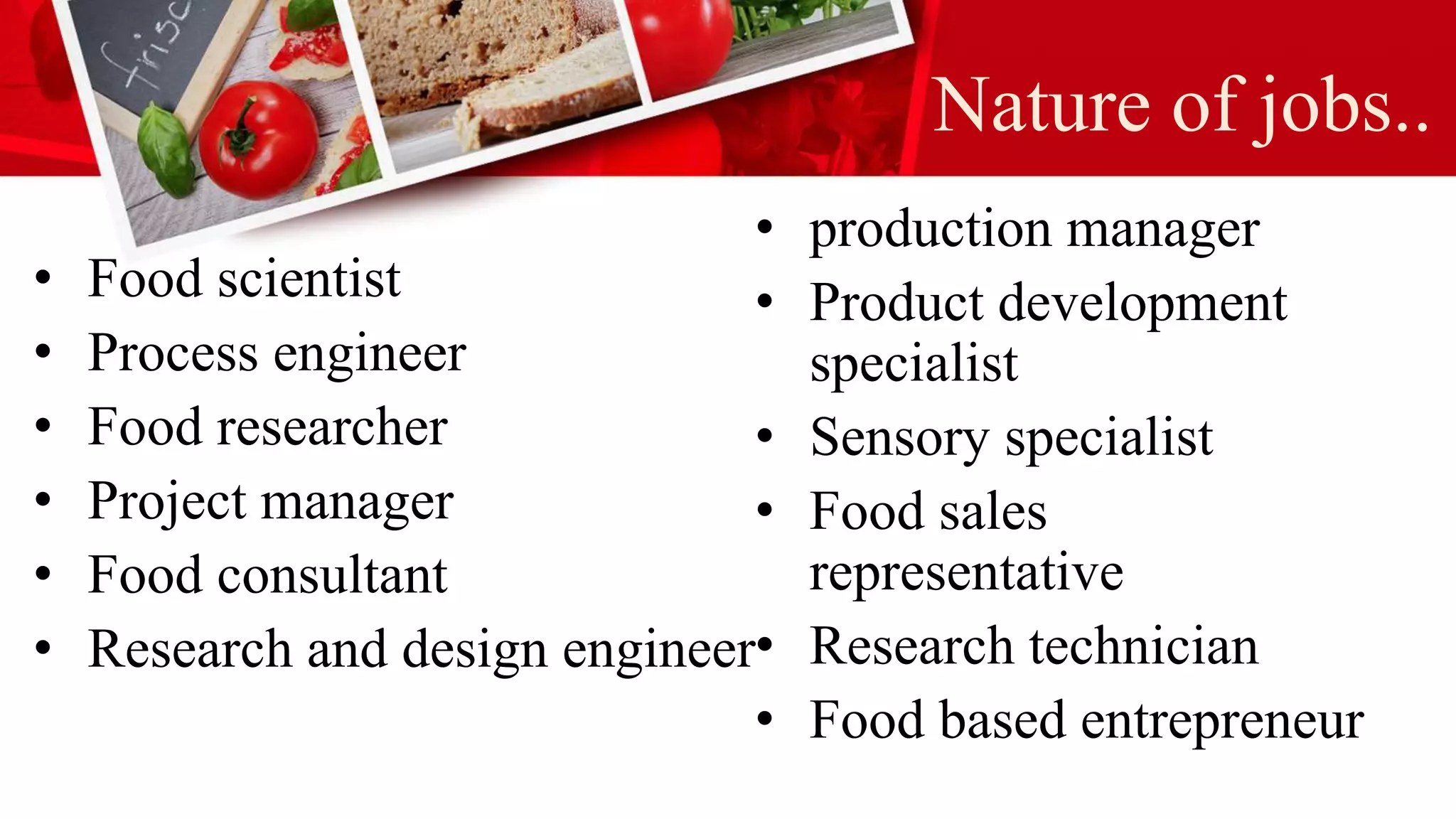 Food technology | PPTX