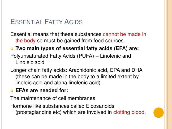 Food technology Lipids