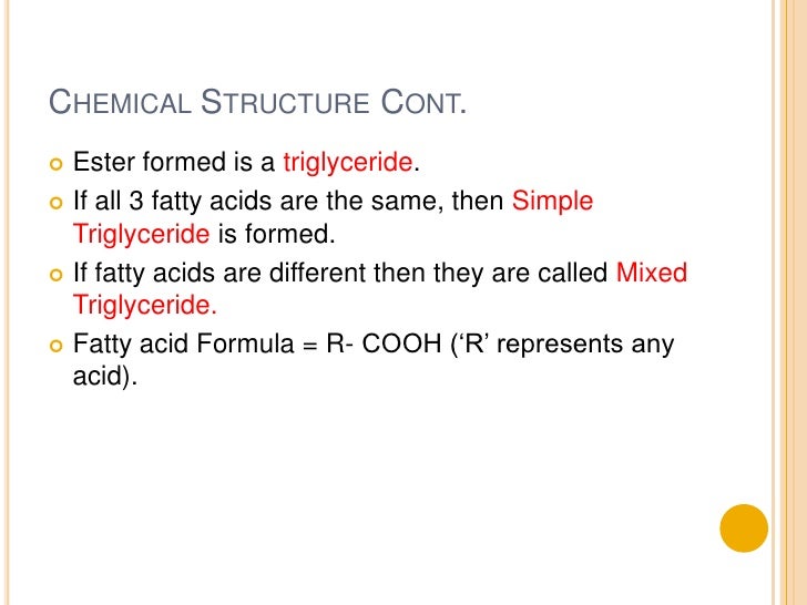 Food technology Lipids