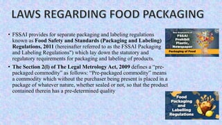 Fssai Labelling Example FOOD TECH PPT FOOD PACKAGING | PPTX