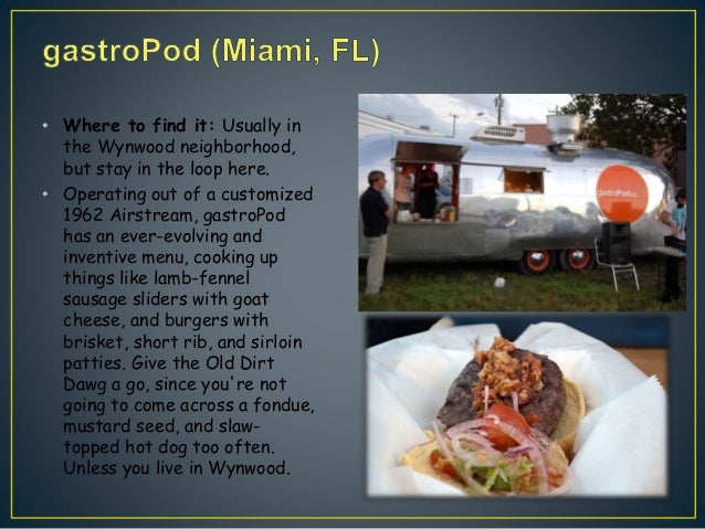 Gastropod Food Truck Menu Gastropod Food Truck Menu