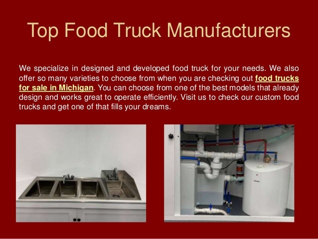 Top Food Truck Manufacturers In Michigan