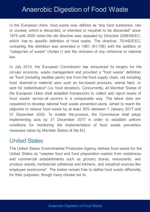 food waste in the united states