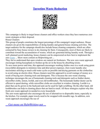 Food Waste Essay | PDF
