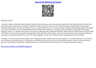 Food Waste Persuasive Speech | PPT