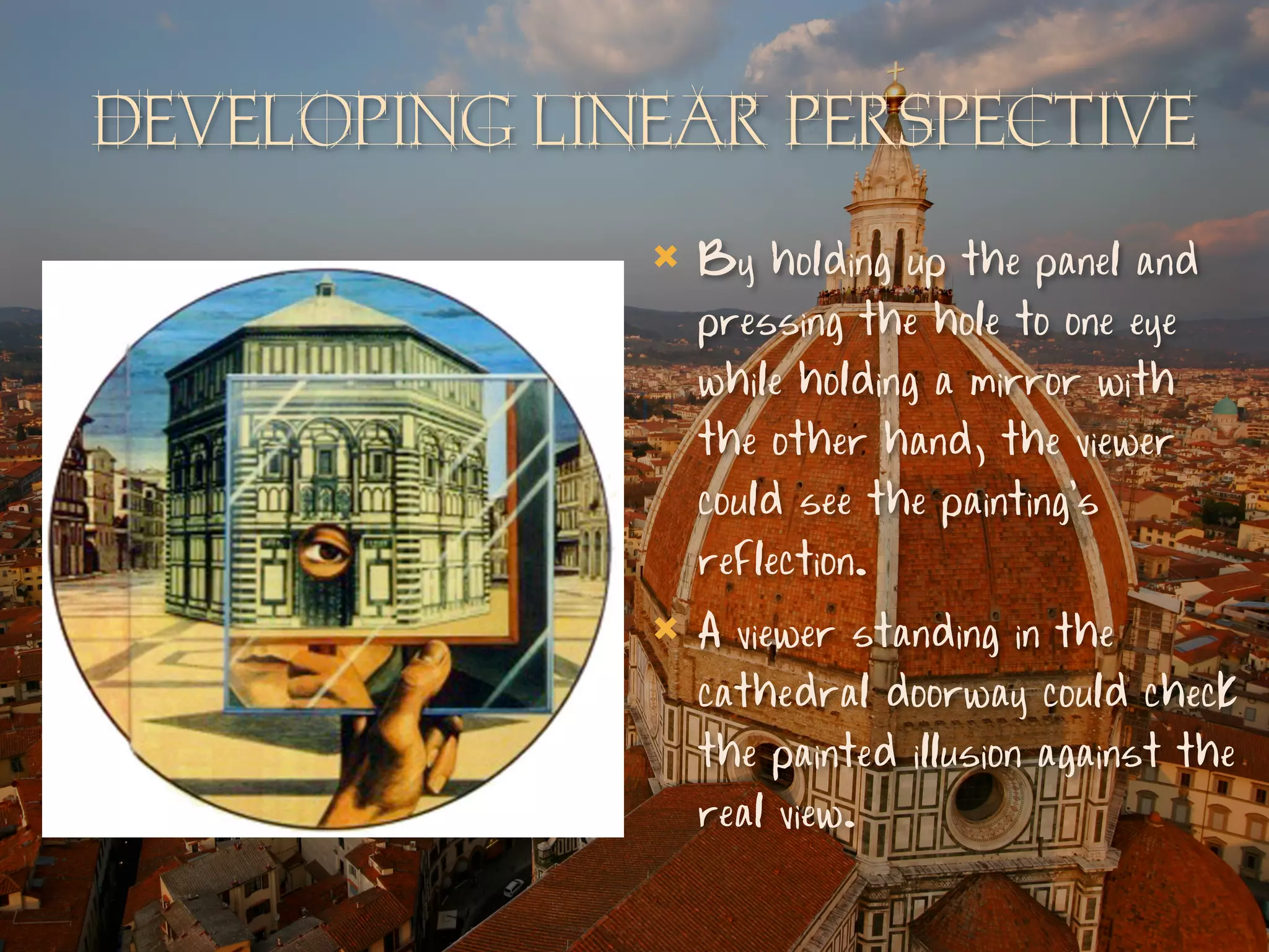Fooling The Eye: Brunelleschi, Alberti & Linear Perspective | PDF
