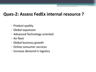 ups vs fedex battle case study | PPTX