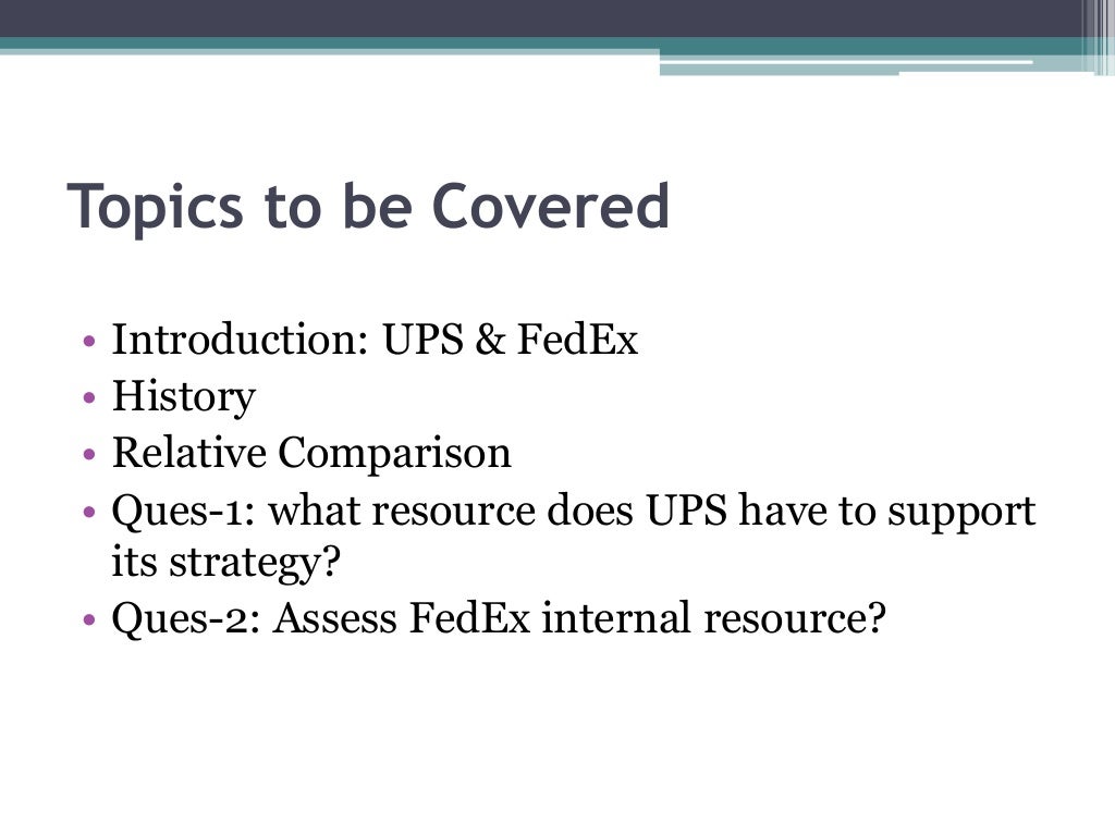 Fedex and ups merger image