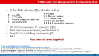FOOPS! An Ontology Pitfall Validator for the FAIR principles. DBpedia Day, 9th September, 2021
FAIR in not new: Background...
