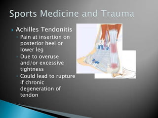 Common Foot and Ankle Injuries: You Don’t Have to Suffer! | PPTX