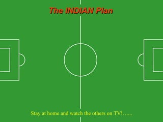 The INDIAN Plan Stay at home and watch the others on TV!…... 