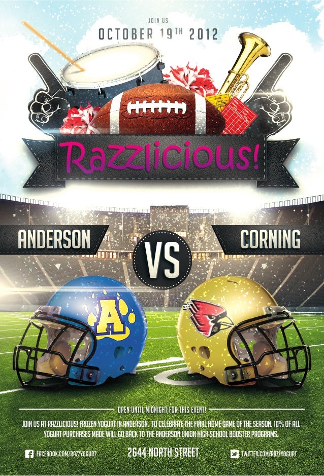 After Party Football Flyer