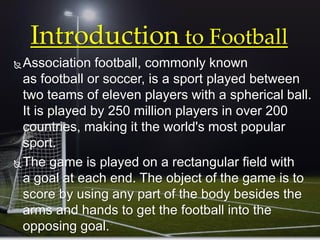 Football Club Introduction Football | PPTX