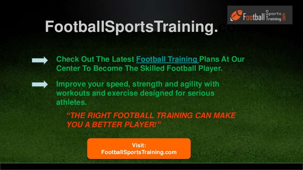 Best Football Training Plan Online Improve Your Football Skills