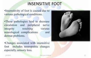 Structural and Functional foot problems in the elderly | PPTX