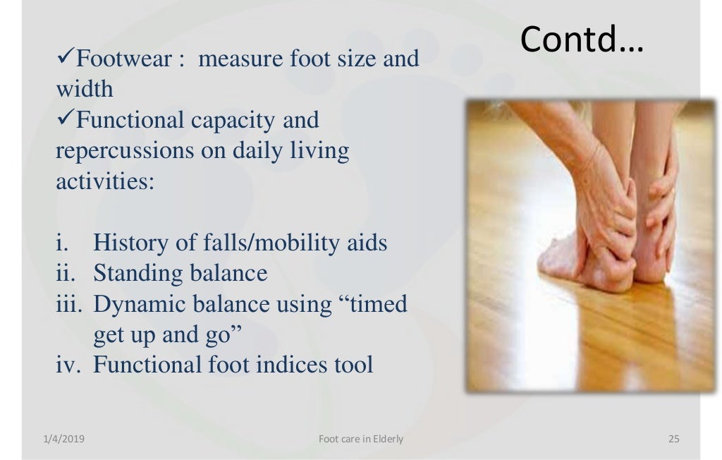 Structural and Functional foot problems in the elderly