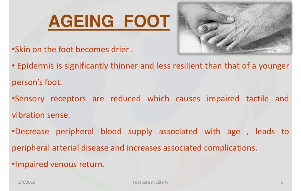 Structural and Functional foot problems in the elderly