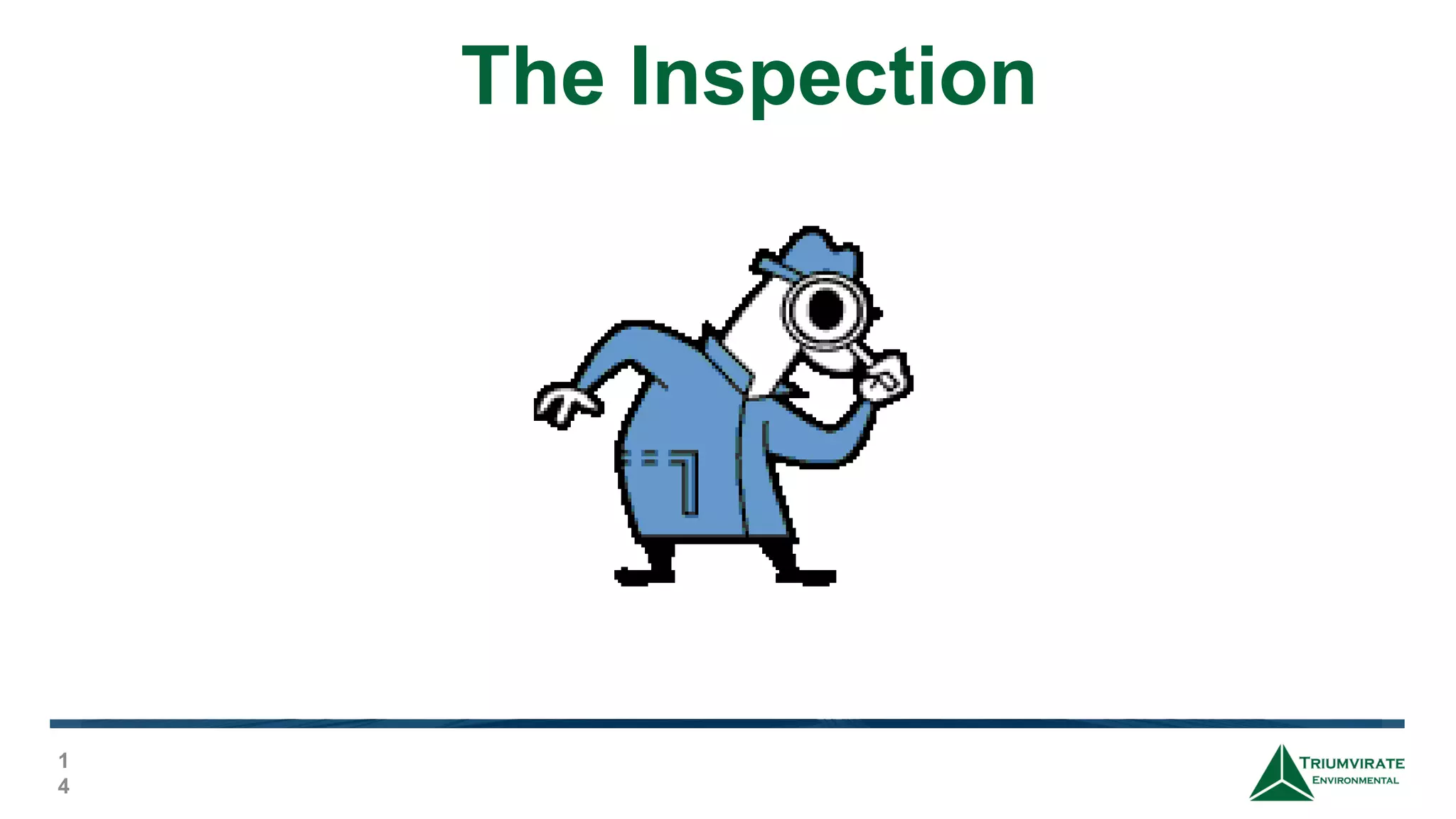 The Inspection
1
4
 