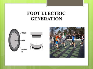 FOOT ELECTRIC
GENERATION
 
