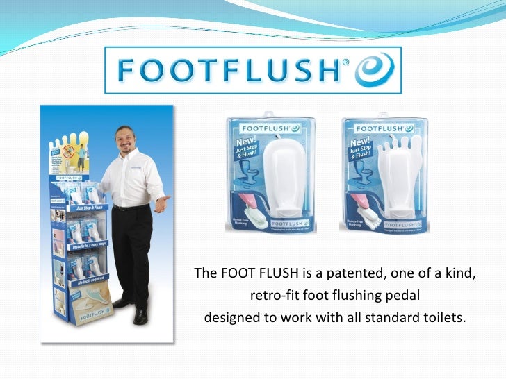 FOOT FLUSH The Hands Free, Germ Free, Toilet Flushing Foot Pedal