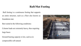 Continous Raft footing for construction technology.pptx