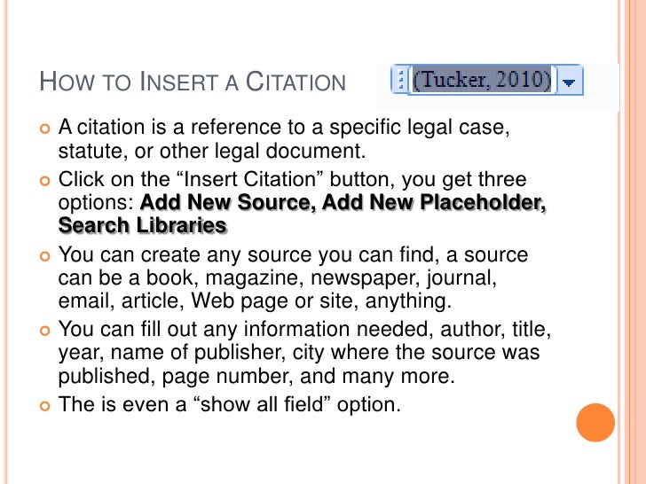 Footnotes, endnotes &amp; citations