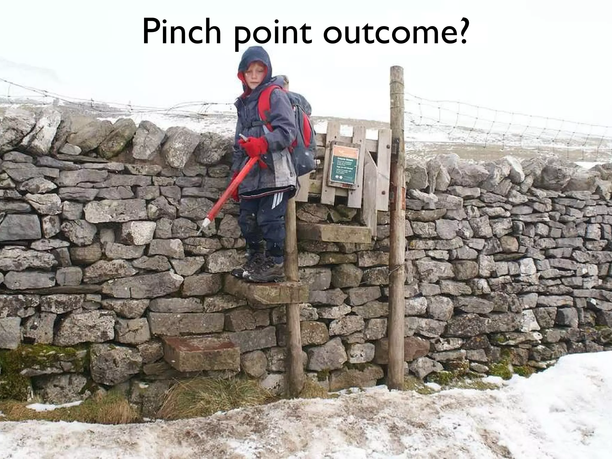 Pinch point outcome? 