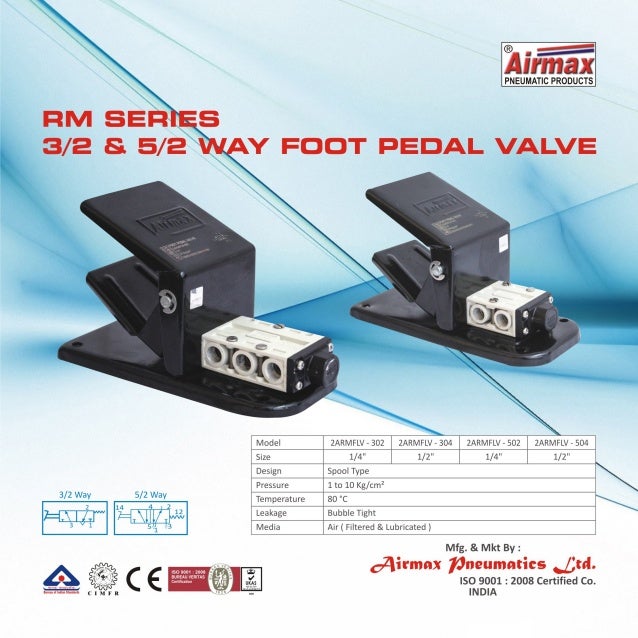Foot Pedal Valve Manufacturer in India
