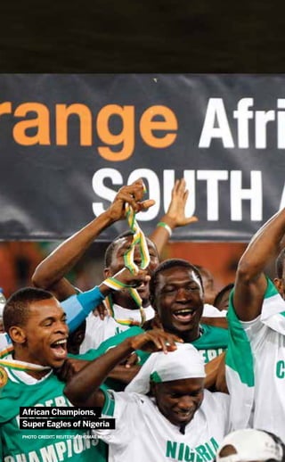 African Champions,
Super Eagles of Nigeria
photo credit: reuters/thomas mukoya
 