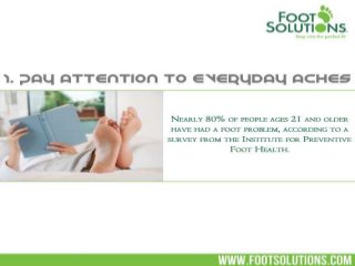 5 Things to know about Foot Pain