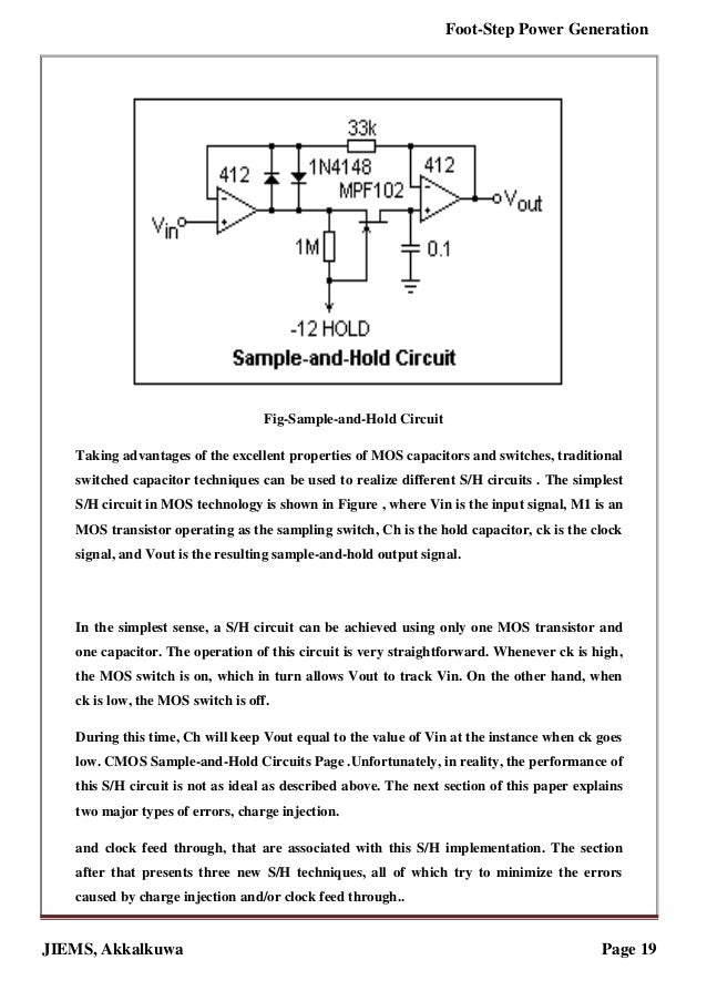 Foot step power generation(REPORT) pdf
