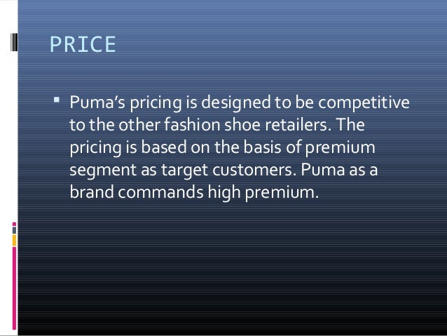 puma price range