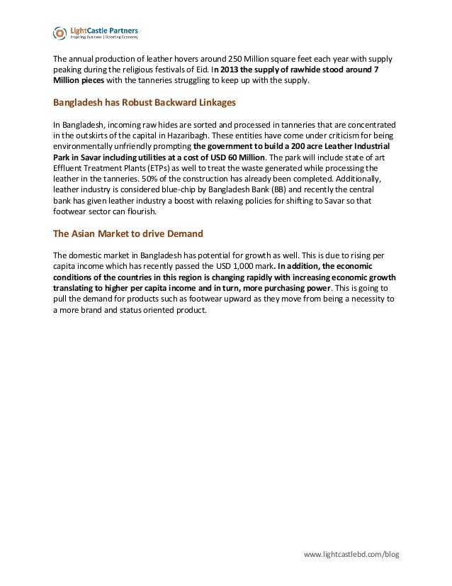 Market Insight Footwear Industry in Bangladesh