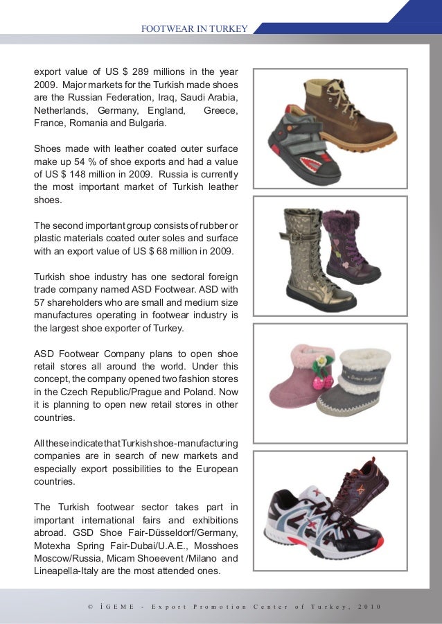 Footwear in Turkey (2010)