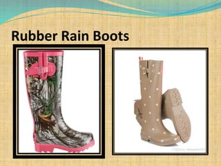 Rubber Rain Boots
 