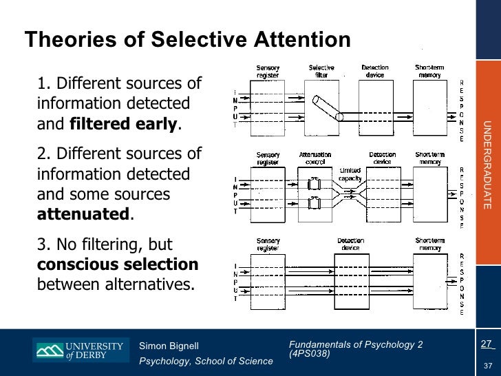 Attention Fundamentals of Psychology 2 Lecture 8
