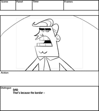 DAD 
That’s because the burglar -- 
 