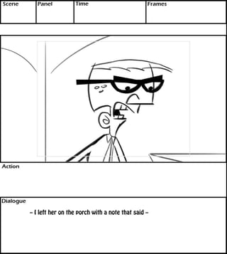 -- I left her on the porch with a note that said -- 
 