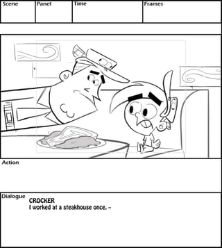 170sc077steakonplate 
CROCKER 
I worked at a steakhouse once, -- 
 