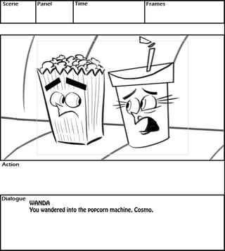 WANDA 
You wandered into the popcorn machine, Cosmo. 
 