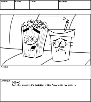 COSMO 
Ooh, that explains the imitation butter ýavoring in my pants. -- 
 