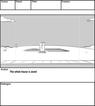 The whole house is gone! 
text 
 